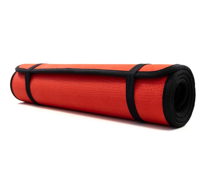 Коврик для йоги и фитнеса EVA двухслойный (йога мат, каремат спортивный) OSPORT Yoga Pro+ Micro 8мм (OF-0309)