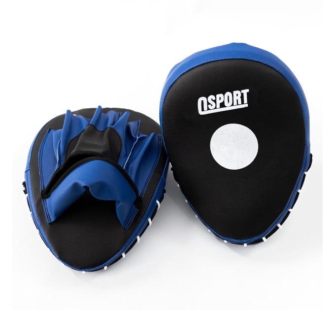 Лапи боксерські (для боксу) гнуті зі шкірвінілу OSPORT Lite (FI-0123)