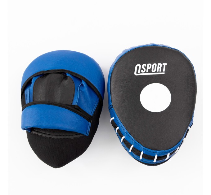 Лапи боксерські (для боксу) гнуті із кожвінілу OSPORT Pro (OF-0080)