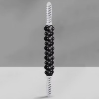 Массажный ролик, валик для массажа спины ручной массажер с двумя ручками для шеи, ног 49х5см OSPORT (MS 4815)