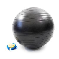 М'яч для фітнесу (фітбол) сатин із насосом Trideer 85 см (MS 3218-2)