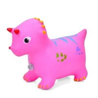 Дитячий ігровий м'яч-стрибунець з ріжками у формі динозавра з музичними та світловими ефектами OSPORT (MS 4357) Дитячий ігровий м'яч-стрибунець з ріжками у формі динозавра з музичними та світловими ефектами OSPORT (MS 4357)