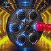 Тренажер настенный для бокса музыкальный с подсветкой электронная мишень для отработки ударов OSPORT (MS 4461)