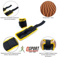 Утяжелители для ног и рук (манжеты для фитнеса и бега) OSPORT Lite 2шт по 0.5кг (FI-0001-0.5)