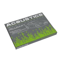Виброизоляция Acoustics Alumat 370х500мм толщина 2.2 мм