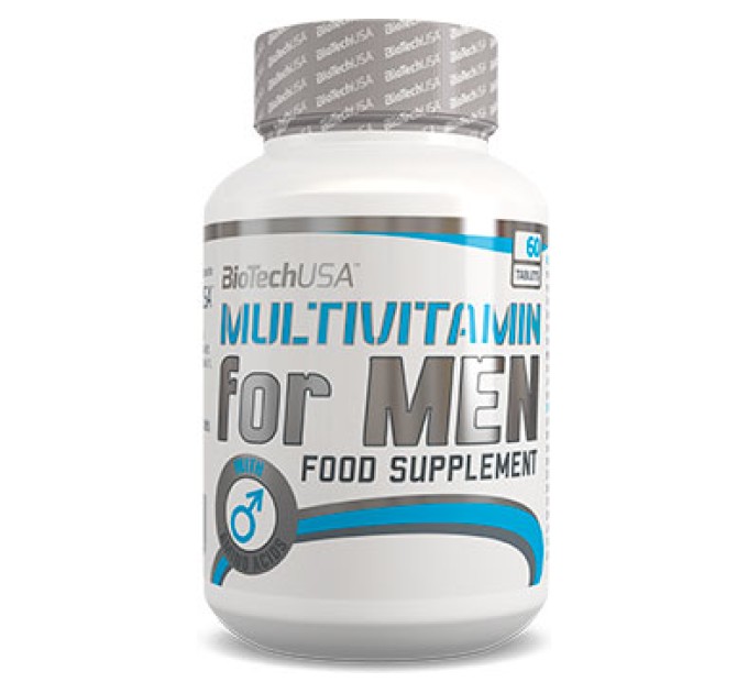 Комплекс витаминов и микроэлементов для спортсменов мужчин Multivitamin For Men 60 таб Biotech USA (01111-01)