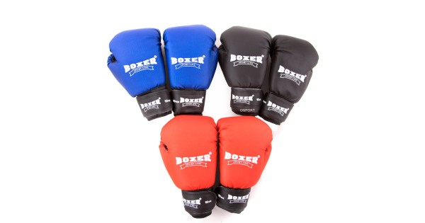 Перчатки боксерские для бокса из кожвинила Boxer 10 унций (bx-0036 ...