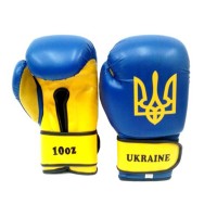 Перчатки боксерские Tryzub Ukraine Blue Перчатки боксерские Tryzub Ukraine Blue