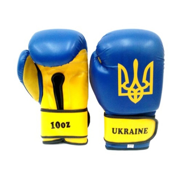 Перчатки боксерские Tryzub Ukraine Blue