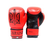 Перчатки боксерские Tryzub Ukraine Red Перчатки боксерские Tryzub Ukraine Red
