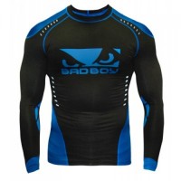 Рашгард с длинным рукавом Bad Boy Sphere Black/Blue Рашгард с длинным рукавом Bad Boy Sphere Black/Blue