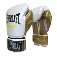 Боксерські рукавички на липучці шкіра PU Everlast 10-12 OZ (MS 1951)