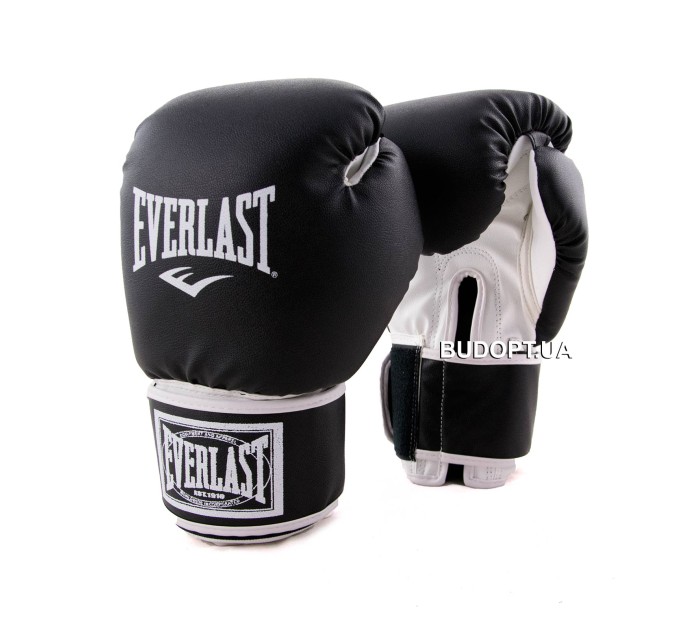 Боксерські рукавички для боксу Everlast LV-5378 (8, 10, 12 унцій) Кожвініл