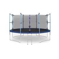 Батут с лестницей Hop-Sport 14FT (427 см) с внутренней сеткой