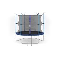 Батут зі сходами Hop-Sport 8FT (244 см) із внутрішньою сіткою