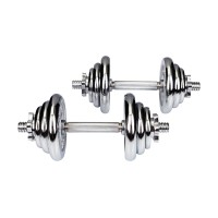 Гантели хромированные Hop-Sport 2х10 кг Гантели хромированные Hop-Sport 2х10 кг