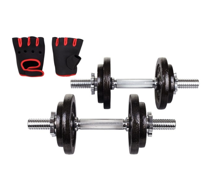 Гантелі металеві Hop-Sport STRONG 2x10 кг