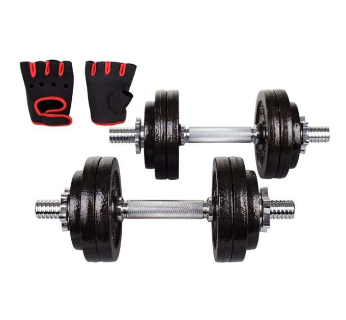 Гантели металлические Hop-Sport STRONG 2x15 кг