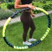 Обруч хулахуп массажный для похудения талии c шариками Hop-Sport (8001)