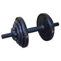 Гантель разборная черная InterAtletika 8,82 кг