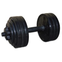 Гантель разборная черная InterAtletika 18,82 кг Гантель разборная черная InterAtletika 18,82 кг