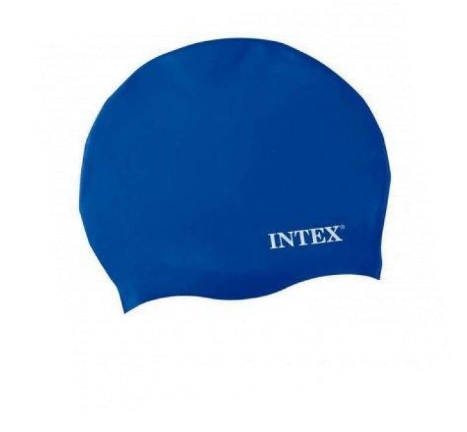 Силіконова шапочка для плавання та басейну універсальна Intex (55991)