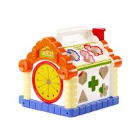 Гра Теремок (будиночок) музичний зі вставними фігурками та світлогрою Limo Toy (JT 9196)