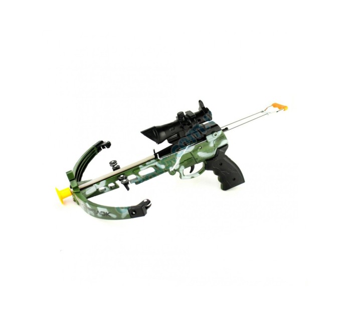 Іграшка арбалет зі стрілами, прицілом, лазером, мішенню та сагайдаком Limo Toy (M 0488)