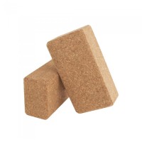 Блок для йоги пробковый LiveUp YOGA BRICK