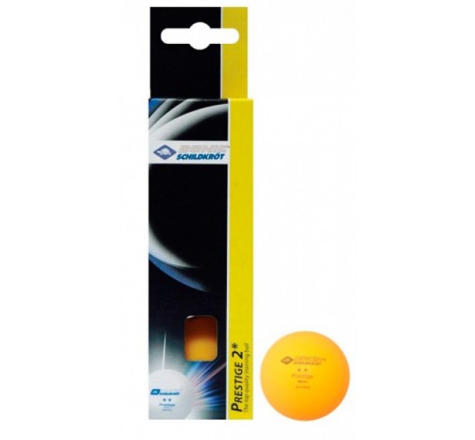Мячи для настольного тенниса Prestige 2* orange, white (3 шт) 608328