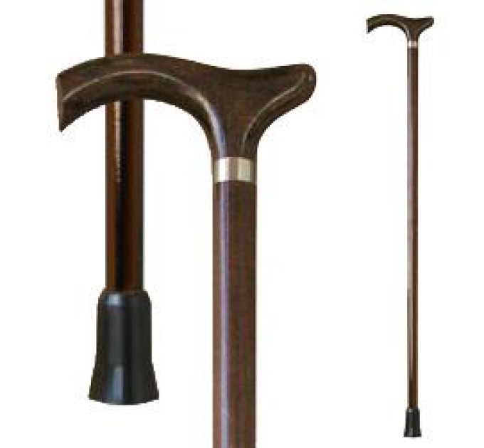 Тростина для ходьби (для інвалідів та літніх) опорна Мірта Оксфорд дерев'яна (518)
