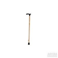 Тростина для ходьби (для інвалідів та літніх) опорна з ручкою Мірта Прогулянкова дерев'яна (9224)