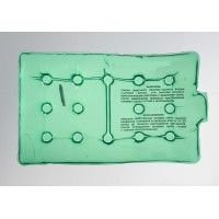 Грелка сольова багаторазова для спини для здоров'я Матрацик 40*14 см Мірта (10851)