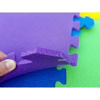 Дитячий ігровий килимок-пазл (мат татамі, ластівчин хвіст) 50см х 50см товщина 10мм OSPORT Lite (FI-0092)