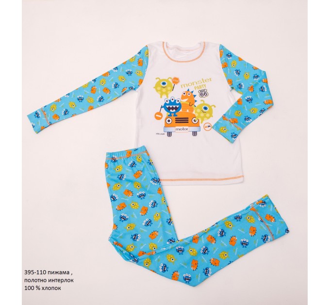 Пижама детская (ночнушка) для детей мальчиков (девочек) OBABY (395-110)