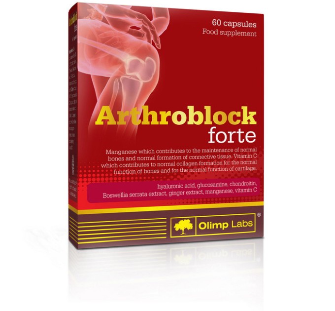 Харчова добавка Arthroblock Forte капсули 60шт Olimp (04555-01)