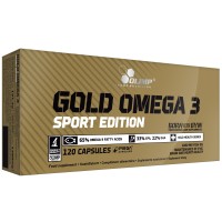 Риб'ячий жир Омега в капсулах (харчова добавка) Gold Omega 3 Sport Edition 120 капсул Olimp Nutrition (01613-01)