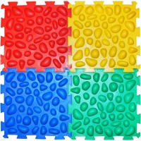 Коврик массажный ортопедический Пазлы Микс ПВХ 4 элем. OLVI (07789)