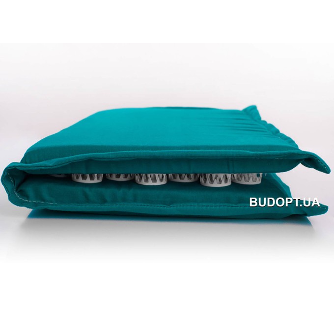Аплікатор Кузнєцова масажний акупунктурний килимок + подушка масажер для спини/ніг OSPORT Lux Eco (apl-016)