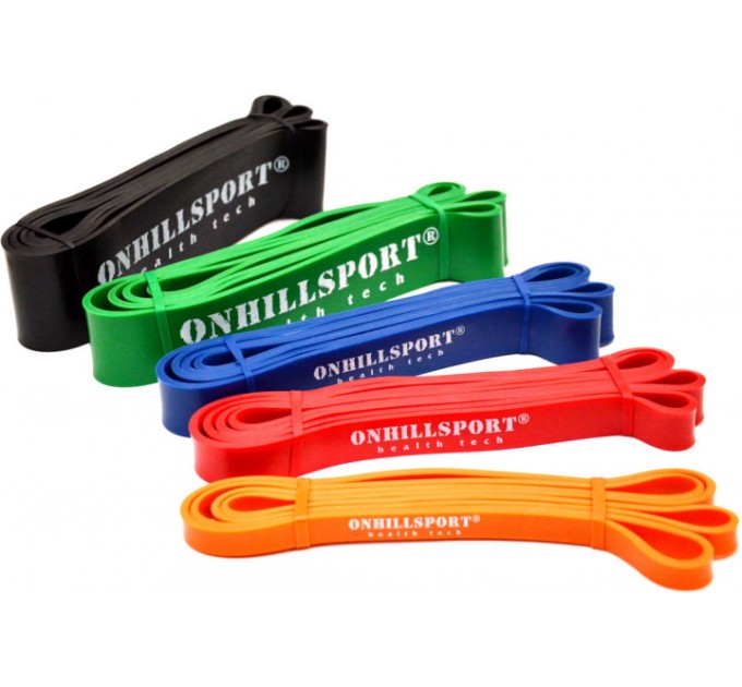 Гумка для підтягування, турніка, фітнесу (еспандер гумовий спортивний) Onhillsport (LP-0002)