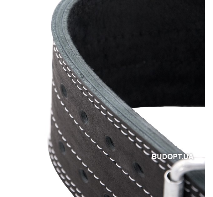 Пояс для пауэрлифтинга кожаный, 3 слоя Onhillsport XL (90-110 см) (OS-0315-4)