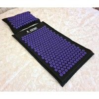 Масажний килимок Аплікатор Кузнєцова + подушка масажер для спини/шиї/голови OSPORT Pro (apl-777)