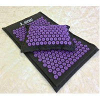 Масажний килимок Аплікатор Кузнєцова + подушка масажер для спини/шиї/голови OSPORT Pro (apl-777)