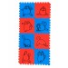 Детский игровой коврик-пазл (мат татами ласточкин хвост для игр, йоги и фитнеса) OSPORT Happy Cat (FI-0136)