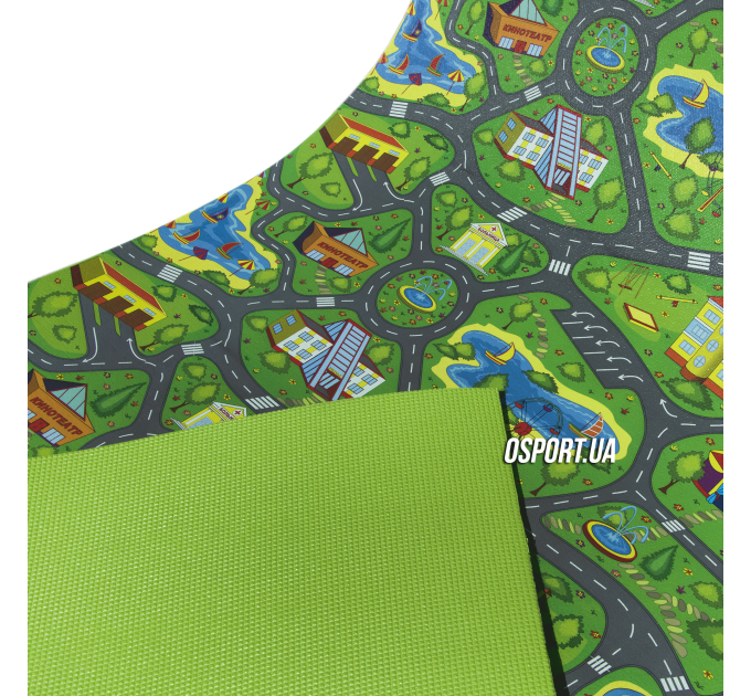 Дитячий ігровий килимок на відріз OSPORT Автодорога Пригод (FI-0024)