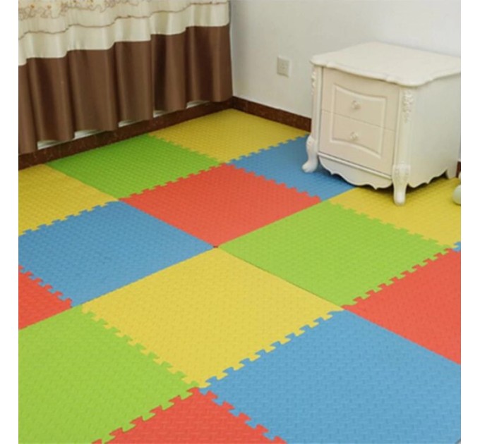 Дитячий ігровий килимок-пазл (мат татамі, ластівчин хвіст) OSPORT 50см х 50см товщина 10мм (FI-0009)