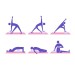 Блок для йоги (йога блок, кирпич для йоги) OSPORT EVA Leaves (MS 0858-12)