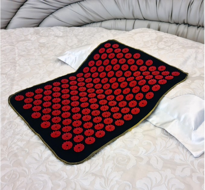 Масажний килимок Аплікатор Кузнєцова (акупунктурний голчастий масажер для спини) OSPORT Lite 50 (apl-004)
