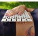 Килимок-колючки масажний аплікатор Кузнєцова (масажер для спини та ніг) OSPORT 16х16 см 1шт