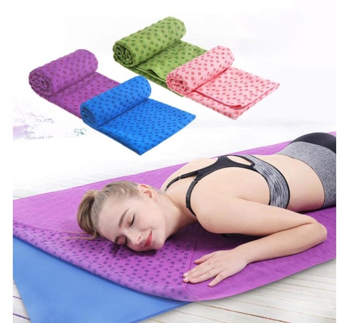 Килимок – рушник для йоги OSPORT Yoga mat towel (FI-4938)